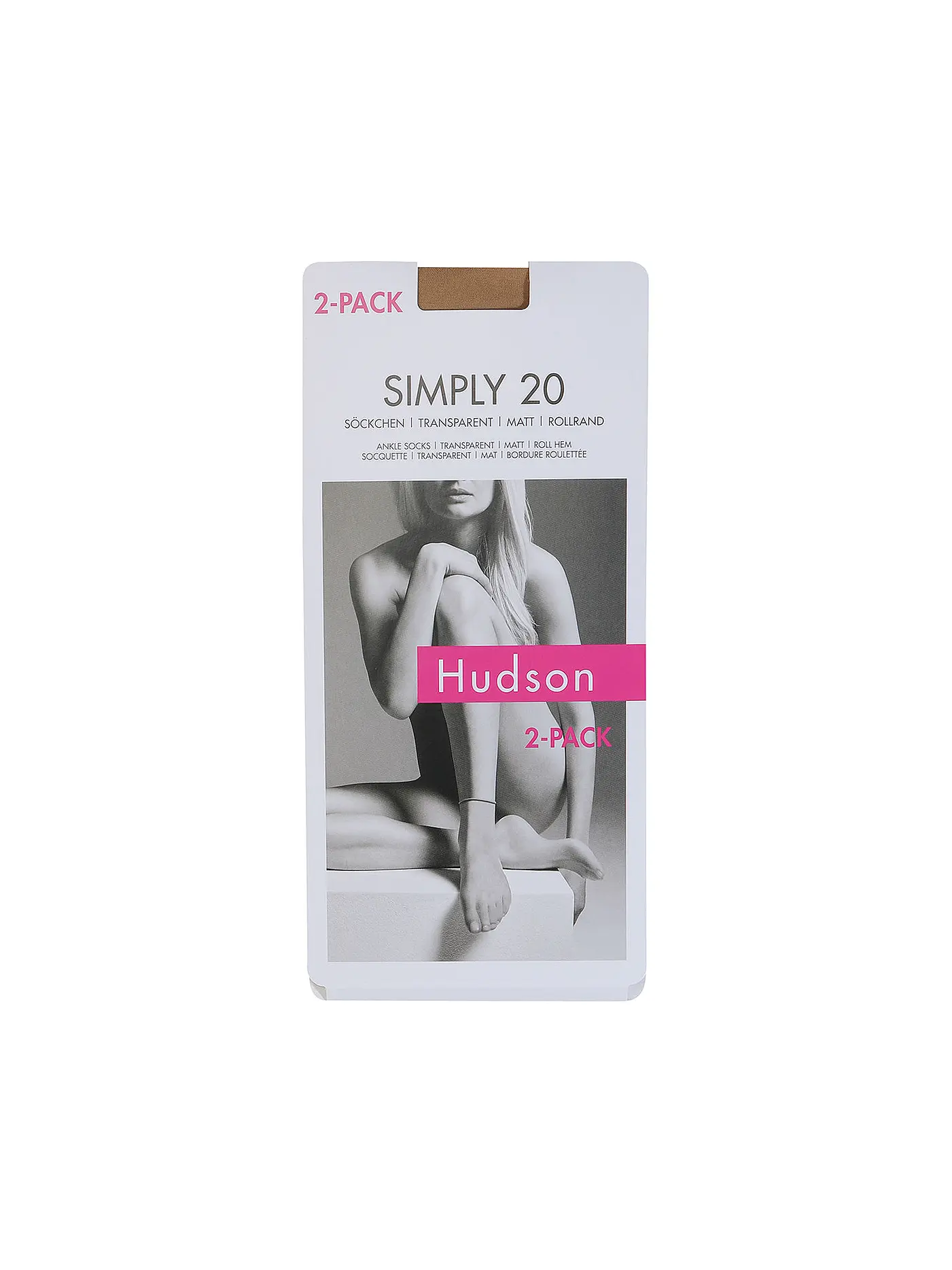 HUDSON | Feinstrumpfsöckchen SIMPLY 20 2er Pkg. skin | 